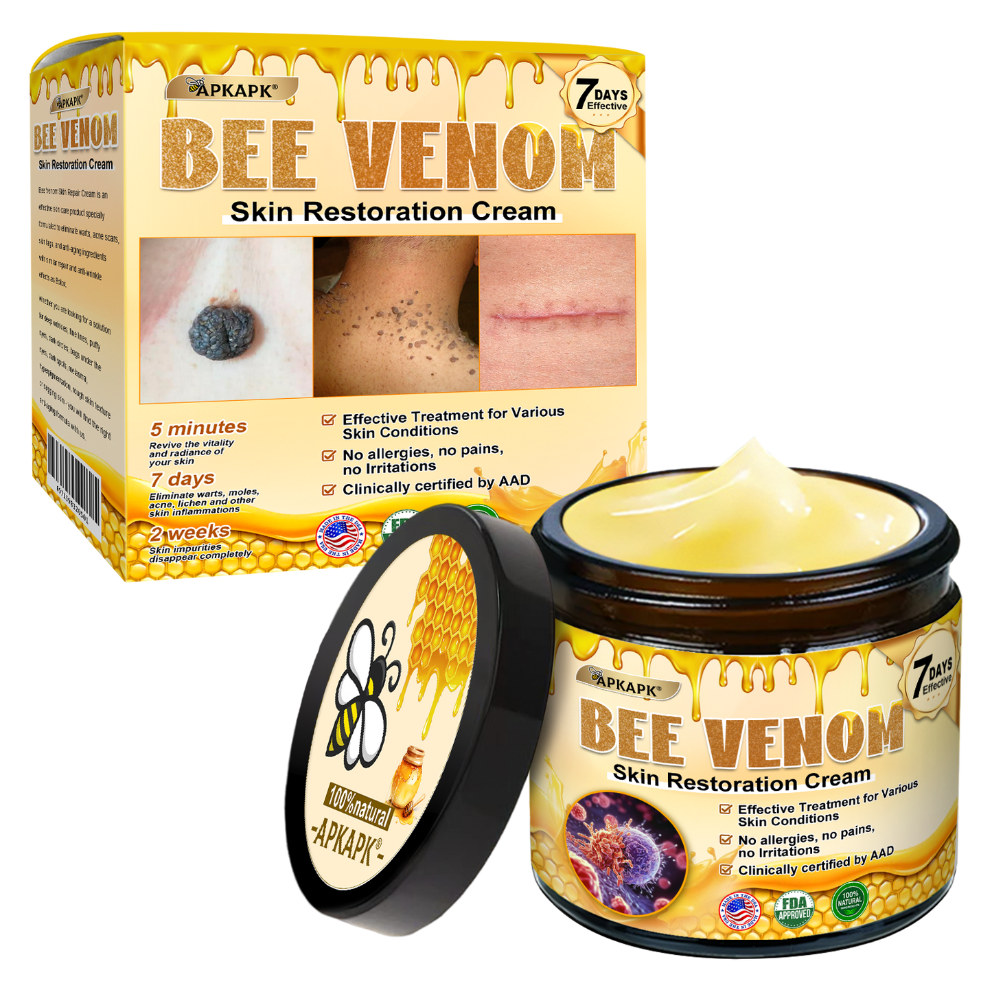 APKAPK®--Only 10 jars! Grab an exclusive 30% discount now! Keep your skin youthful and glowing in just 1 to 3 weeks. Don’t miss your chance—this offer won’t come around again until next year. Act fast! 180-day money back guarantee!