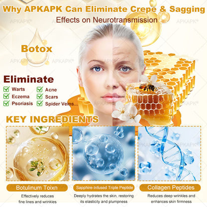 APKAPK®--Only 10 jars! Grab an exclusive 30% discount now! Keep your skin youthful and glowing in just 1 to 3 weeks. Don’t miss your chance—this offer won’t come around again until next year. Act fast! 180-day money back guarantee!