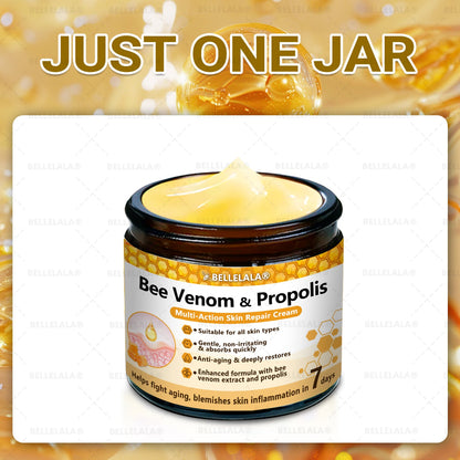 Official Store | 𝗕𝗘𝗟𝗟𝗘𝗟𝗔𝗟𝗔® 𝗕𝗲𝗲 𝗩𝗲𝗻𝗼𝗺 & 𝗣𝗿𝗼𝗽𝗼𝗹𝗶𝘀 𝗠𝘂𝗹𝘁𝗶-𝗔𝗰𝘁𝗶𝗼𝗻 𝗦𝗸𝗶𝗻 𝗥𝗲𝗽𝗮𝗶𝗿 𝗖𝗿𝗲𝗮𝗺 (Effective Within 7 Days)Bee Venom + 𝗣𝗿𝗼𝗽𝗼𝗹𝗶𝘀 · 7X Deep Hydration, targets wrinkles, sagging, stretch marks, dark spots, purpura, inflammations and more